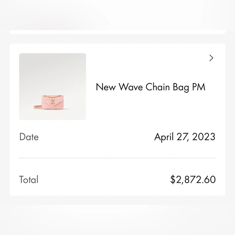 Louise Vuitton small pink bag. Brand New. Never worn. Original box & dust bag. - Picture 3 of 3